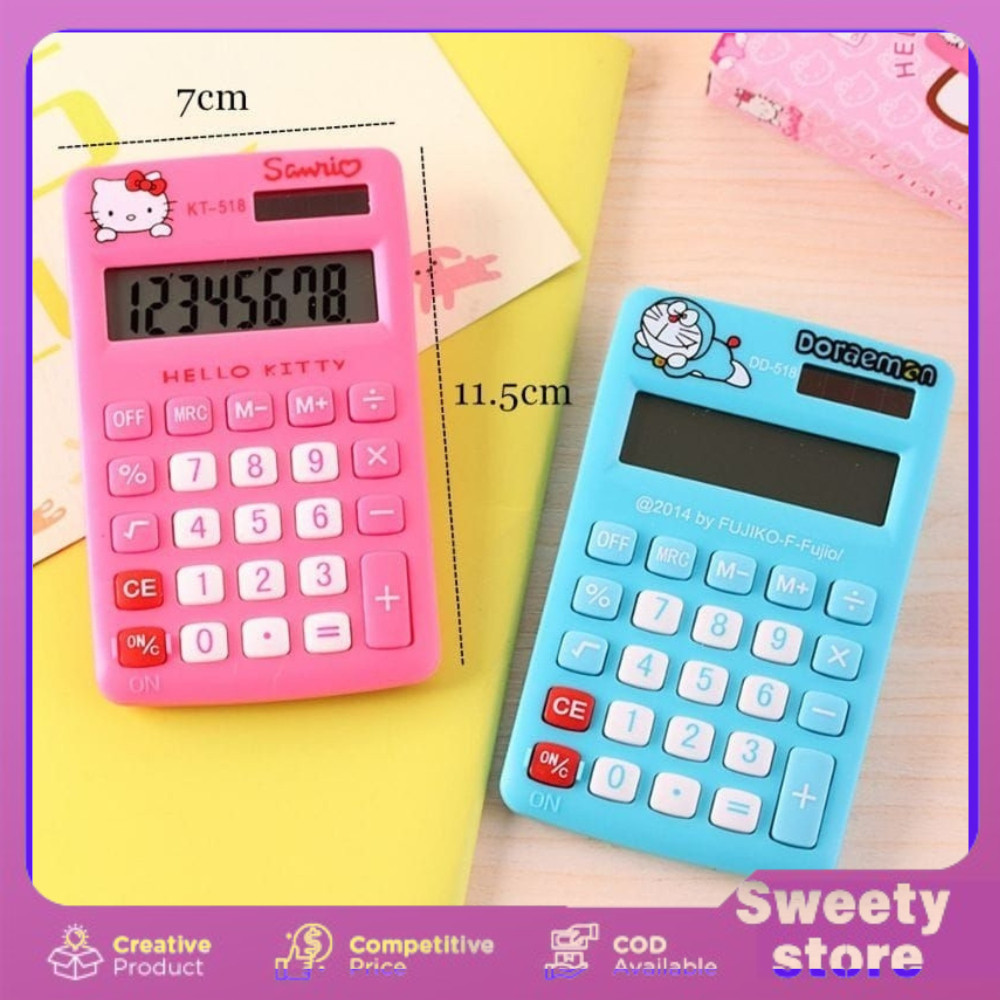 

Sweety Store Indonesia-KALKULATOR KARAKTER DORAEMON CALCULATOR LUCU UNIK MINI DORA EMON HELLOKITTY HELLO KITTY HELO KITY-COD