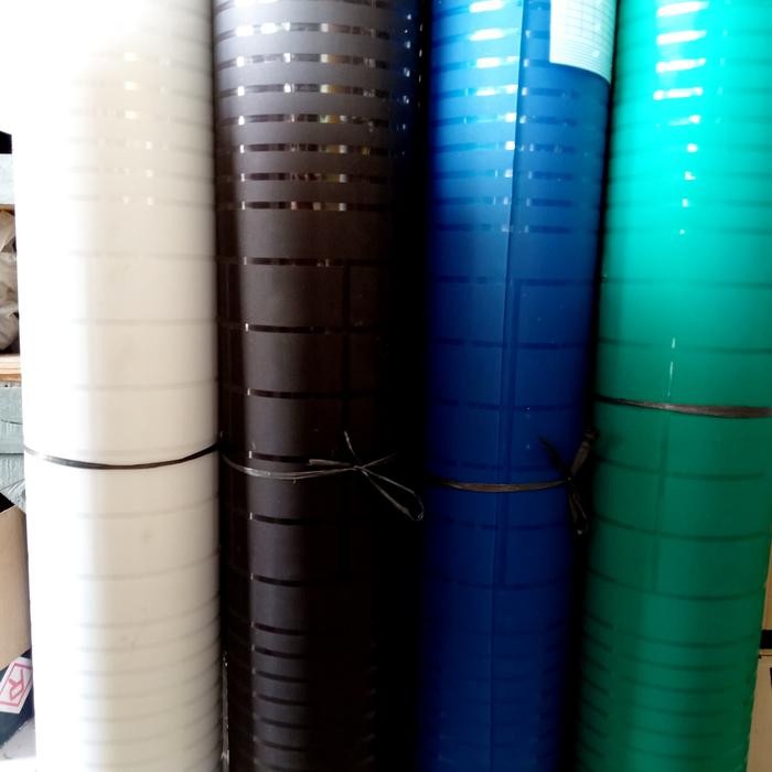 Fiber Viber Penutup Pagar Plastik Motif Minimalis UV Protection - Putih