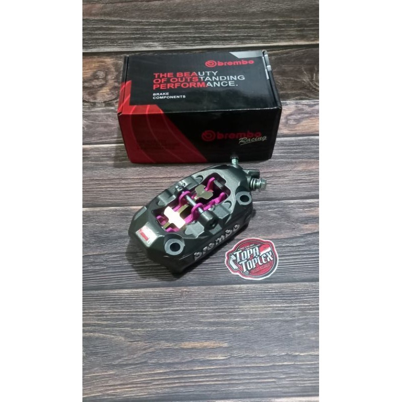 kaliper BREMBO M432 IMPORT DETILE ORIGINAL KALIPER BREMBO M432 SETT BRAKET PNP BOTTOM NINJA