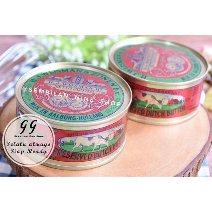 

Best Seller Wijsman BUTTER Mentega 200 GRAM WISMAN WYSMAN Preserved Butter - Warna