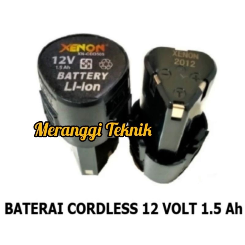 id4671 Baterai bor cordless 12 volt batre Xenon