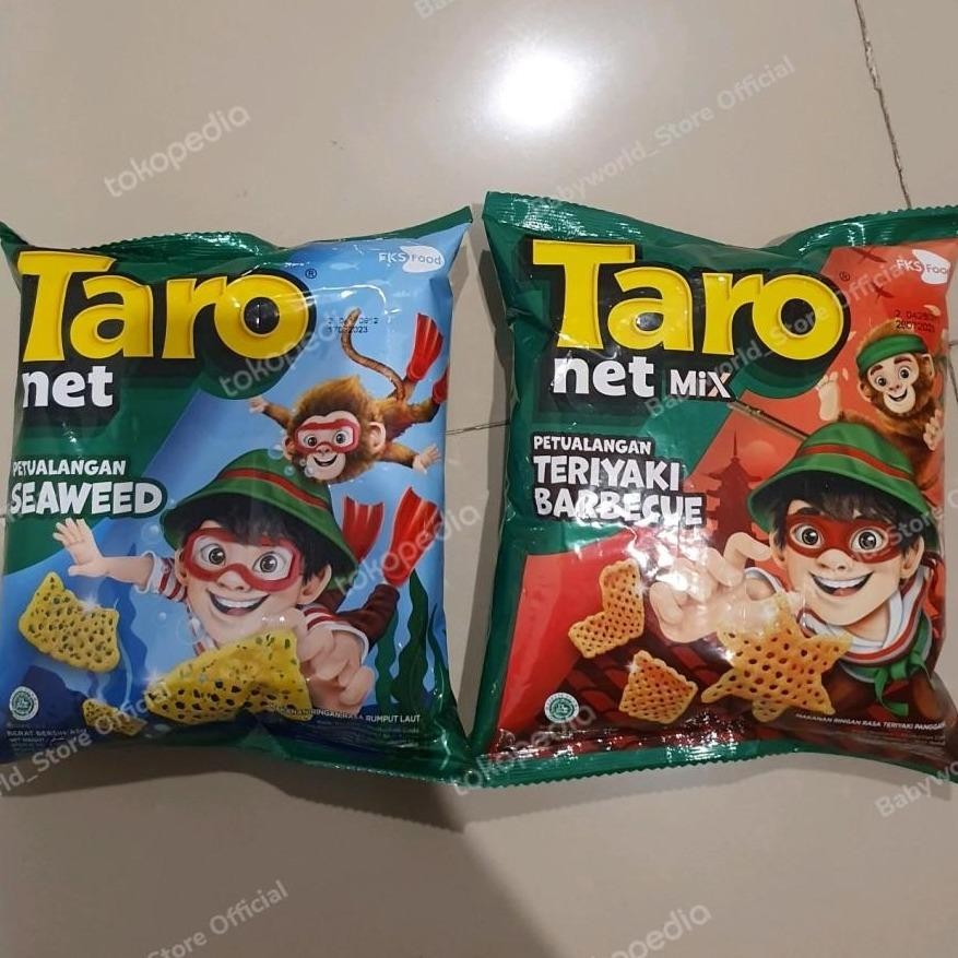

Taro Net Makanan Ringan 65gr Rasa Seaweed / Potato BBQ / Teriyaki BBQ