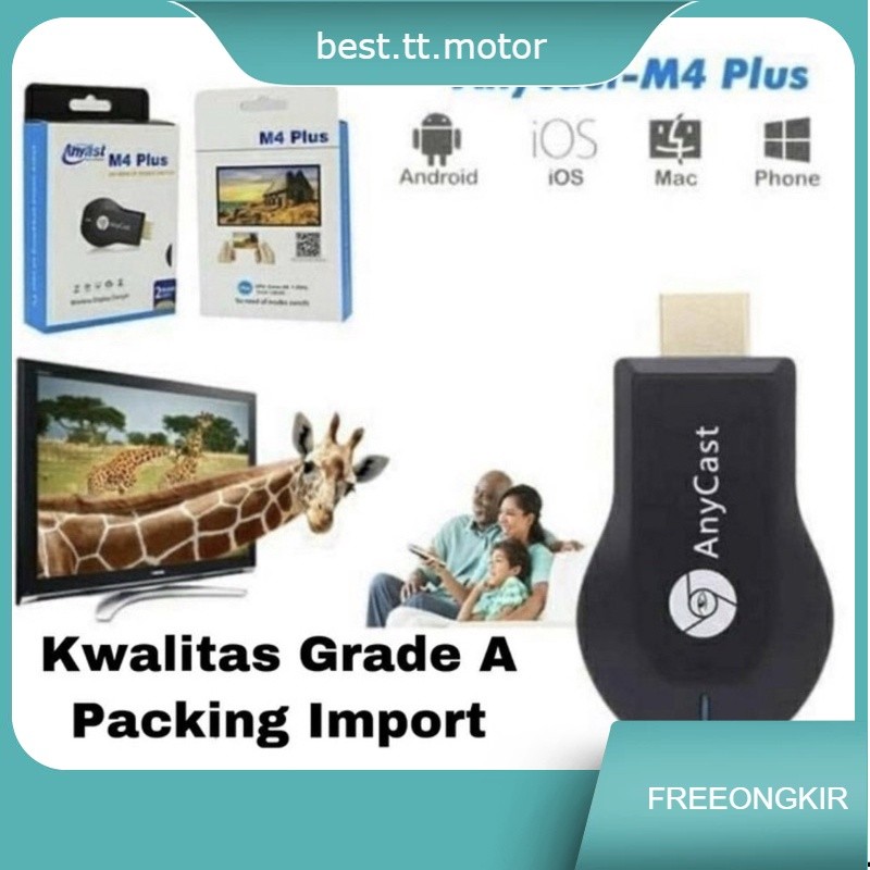 Anycast M4 Plus original Hdmi Dongle Usb Wireless -HDMI Dongle Anycast M4 plus Dongle HDMI Anycast H