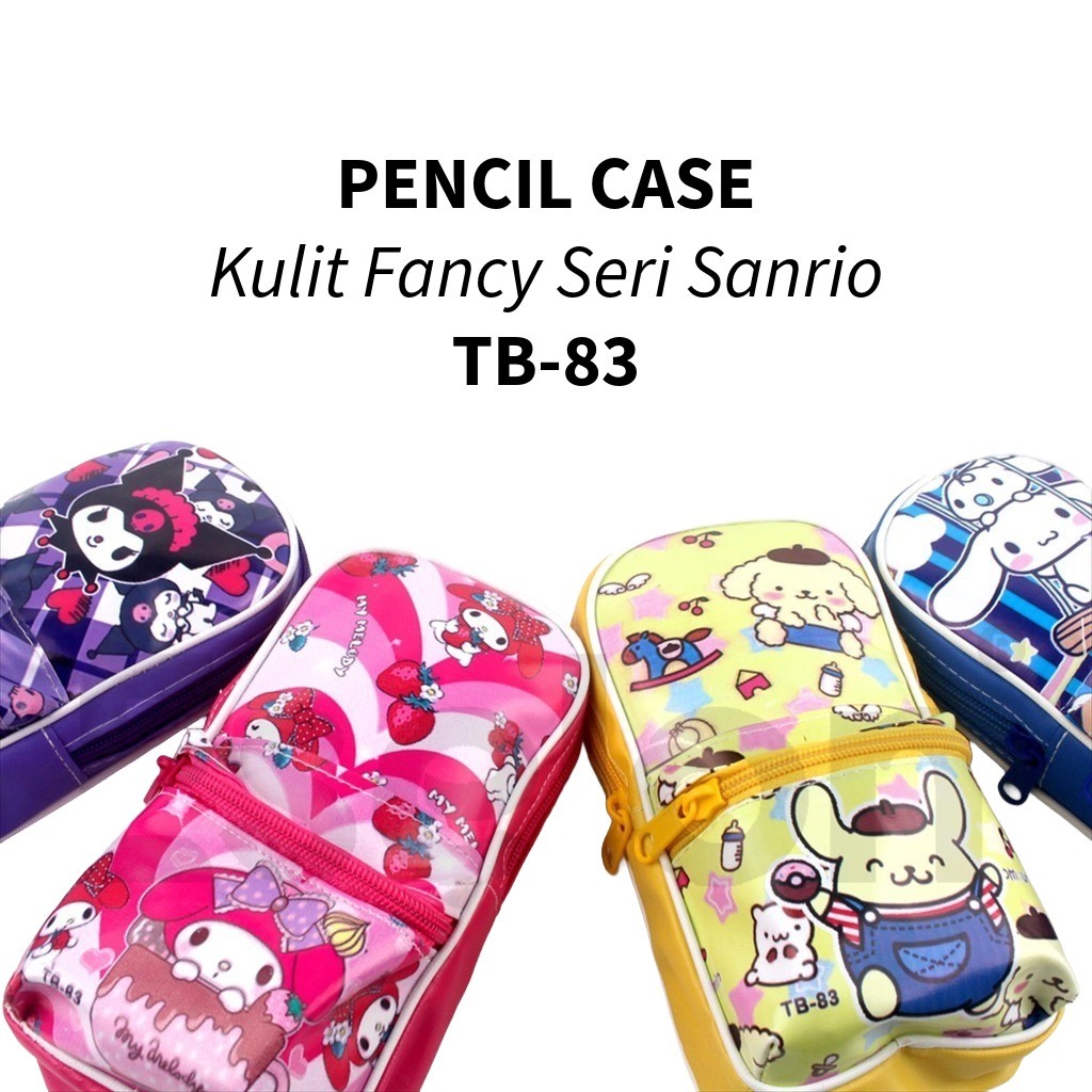 

❤️️Kotak Pensil Kulit Kantong / Tempat Pensil Resleting Fancy❤️️