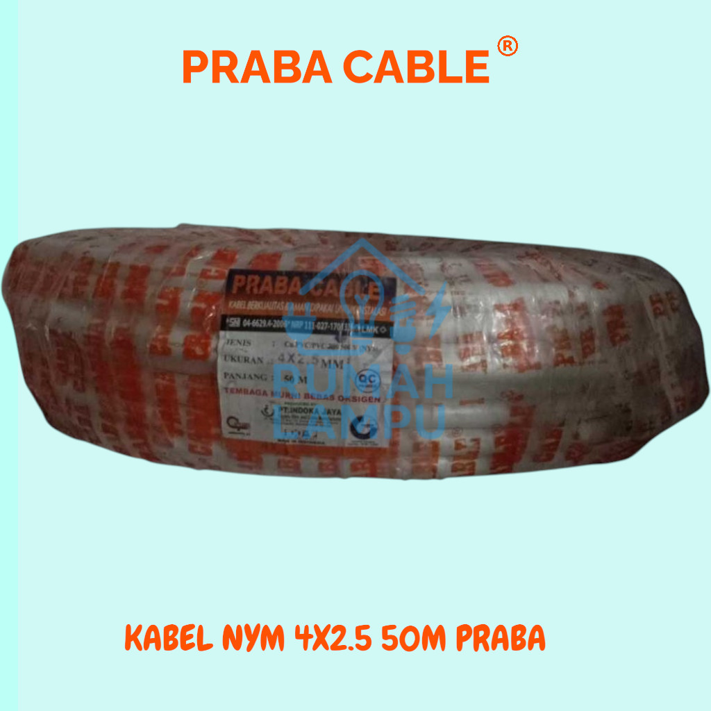 KABEL TUNGGAL NYM 4X2.5 50M PRABA