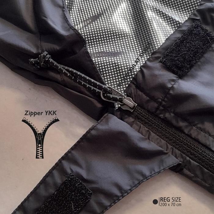 XABA Sleeping Bag Liner - Amungme - Thermal Blanket - First Aid - Hitam