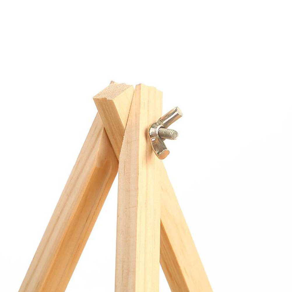 

6 Pcs Mini Easel Triangle Frame Painting Stand Display Versatile Wood Wooden for s Elegant