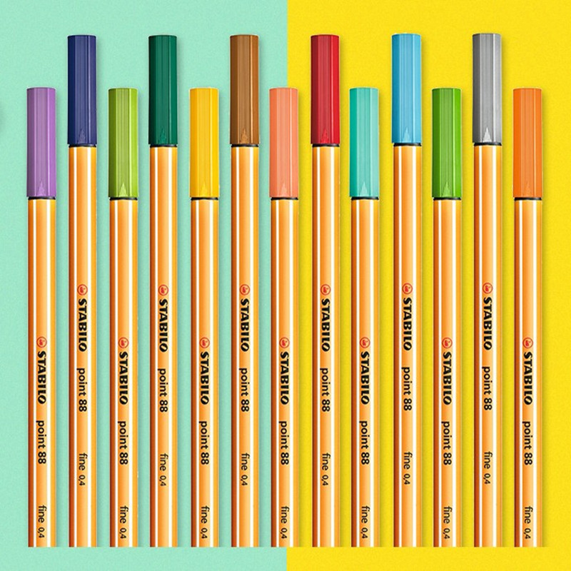 

Creative Fine liner Fiber Art Marker Pen Set 0.4mm Felt Tip Sketching Anime Artist Illustration Technical Drawing Stationery Kid