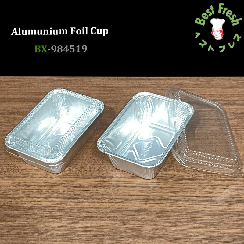 Alumunium Foil Tray Cup BX-984519 Bolu Mini Macaroni Schotel Klapertart Brownies Spaghetti Brulee