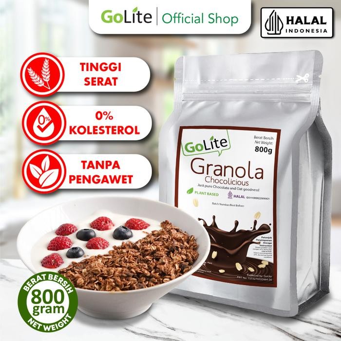 

Granola Chocolicious 800gr - GoLite Toasted Muesli Choco