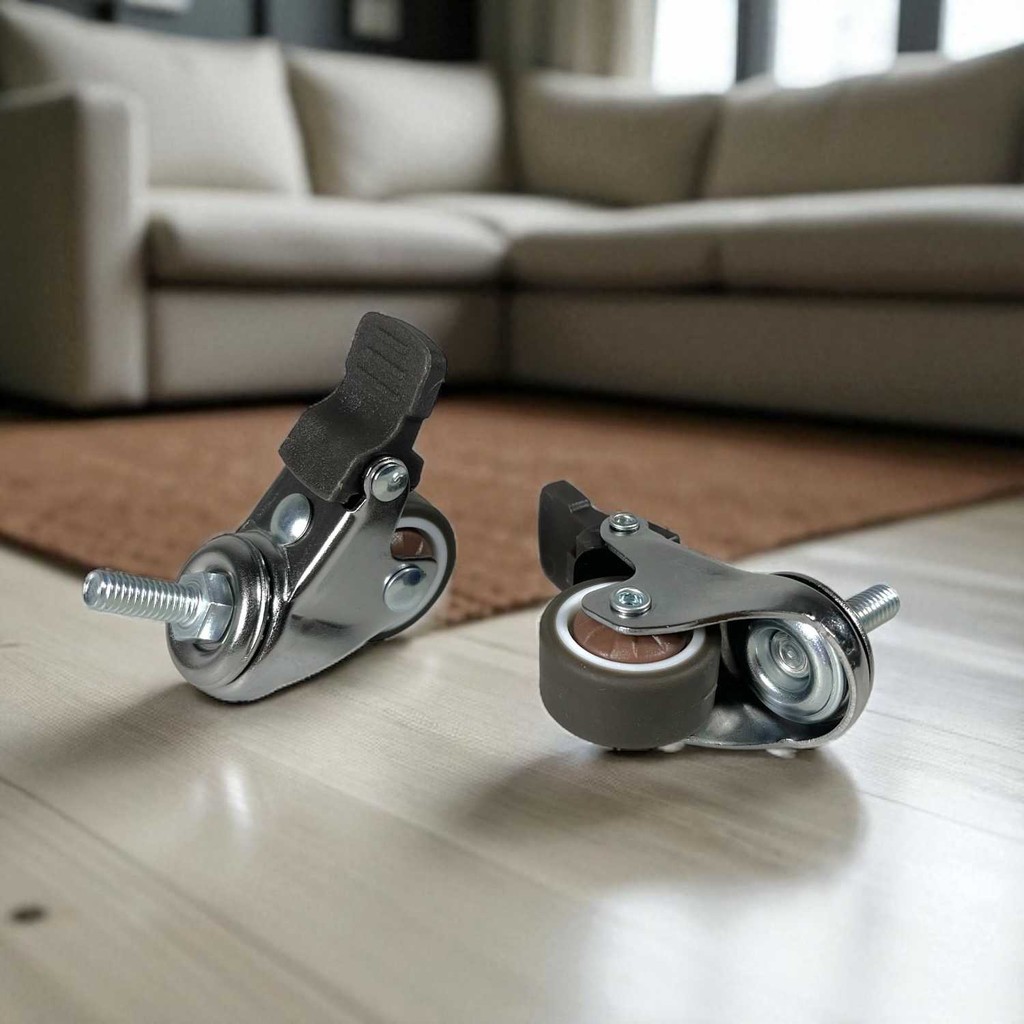 Roda Kastor Furniture Karet 1 Inci - Roda Meja & Rak Serbaguna