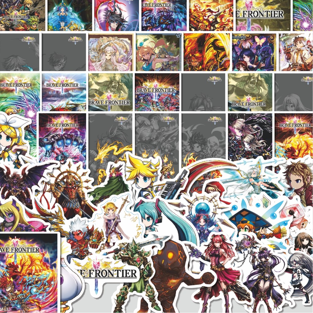 

Stiker Cutting Pack Stiker Game Brave Frontier Char Mix 13 Isi 100Pcs Series Aesthetic Lucu Keren Untuk Koper Bahan Vynil