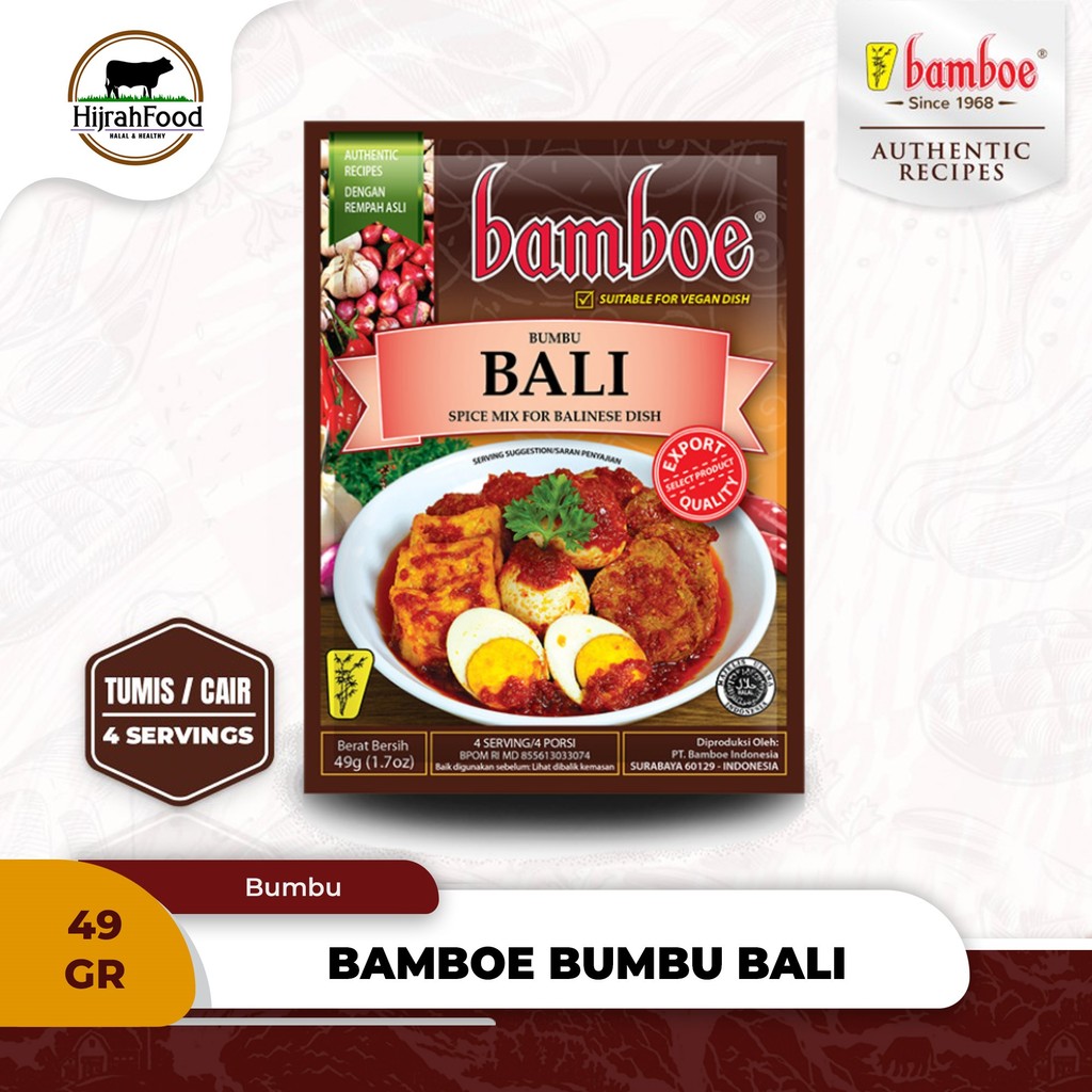 

Bamboe Bumbu Bali | Balinese Dish Instant Spice Mix (49 g)
