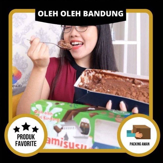 

Tiramisusu REGULER SIZE by Chocomory - Bolu Lumer Tiramisu Oleh Oleh Kue Bandung