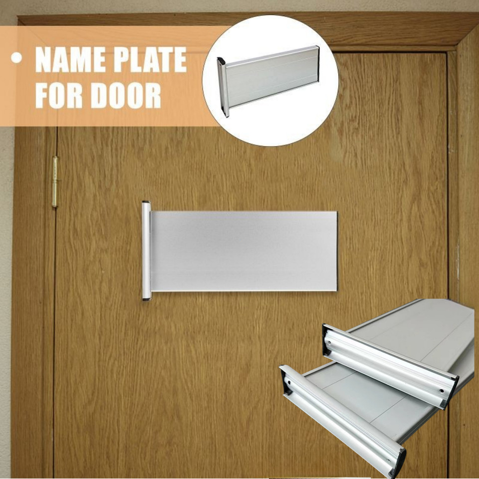 

12x28cm Papan Nama Pintu Kantor Papan Nama Ruangan Sliding Papan Nama Kantor Costum Tulisan