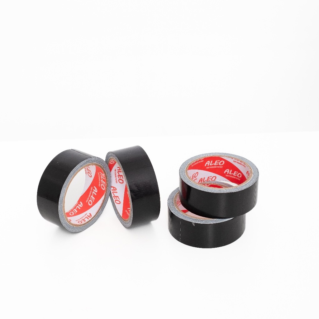 

Lakban Kain Hitam 36mm 1,5 INCH x 8 Meter - Cloth Tape Hitam 36mm 1,5 INCH x 8 Meter ALEO