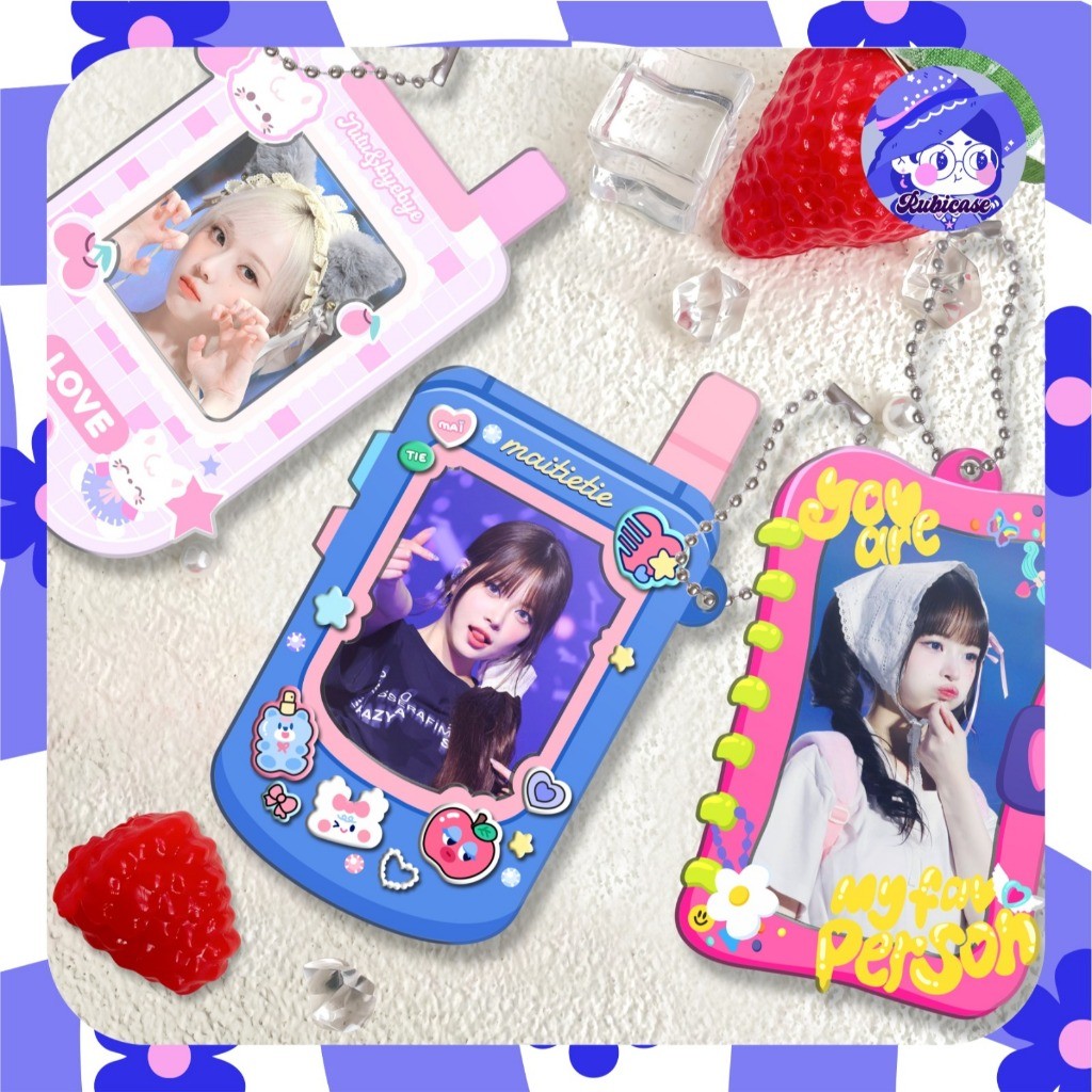 Custom Photocard Holder Akrilik Idol | Photocard Akrilik 2 Sisi Custom | Ganci Idol | Keychain Acryl
