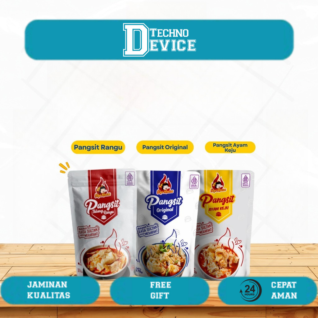 

Nyai Mercon - Paket 3 rasa pangsit (Pangsit Rangu, Pangsit Keju, Pangsit Ori) Nyai Mercon Makanan instan