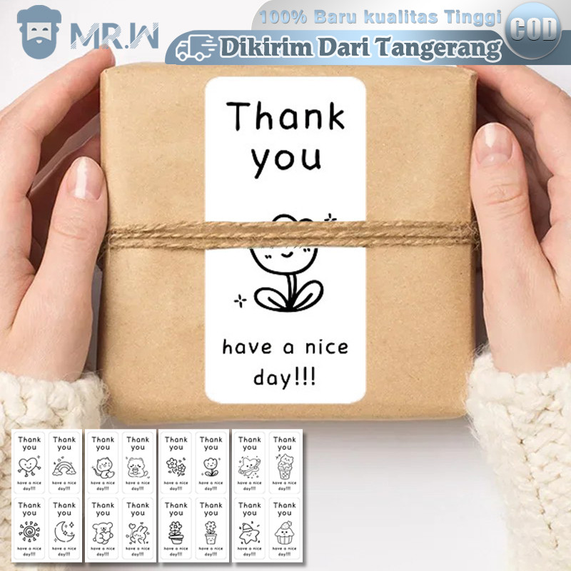 

​​Stiker Label Terima Kasih 100PCS Segel Dekorasi DIY Kemasan Kado Usaha Kue