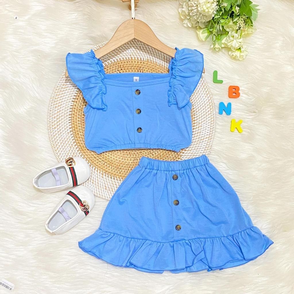 SETELAN ANAK  PEREMPUAN CROP AURORA 0-5TAHUN