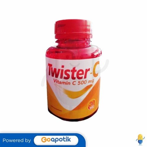 Twister-C Vitamin C 500 Mg Botol 30 Kapsul