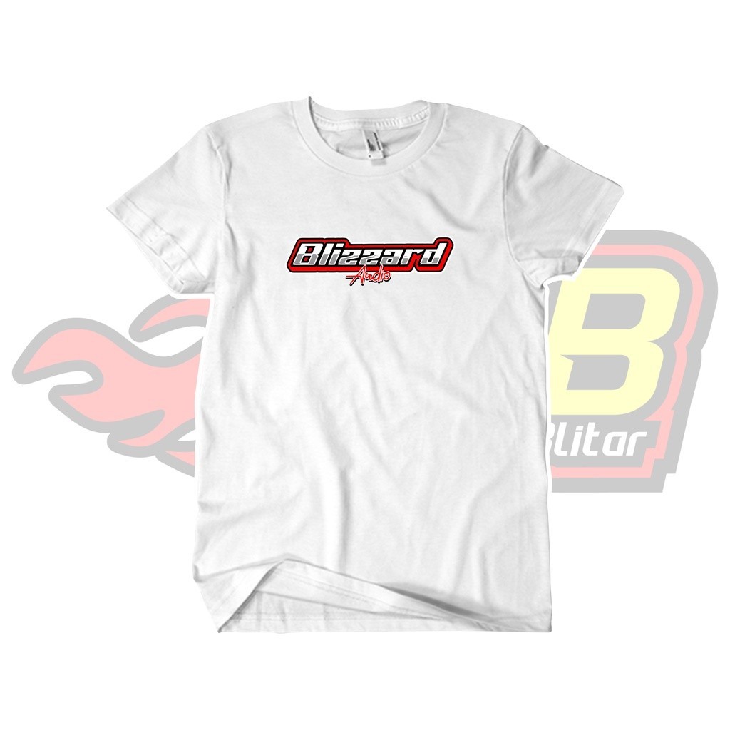 TERBARU ✅ Kaos Blizzard Audio Sound System Katun Combed Unofficial #