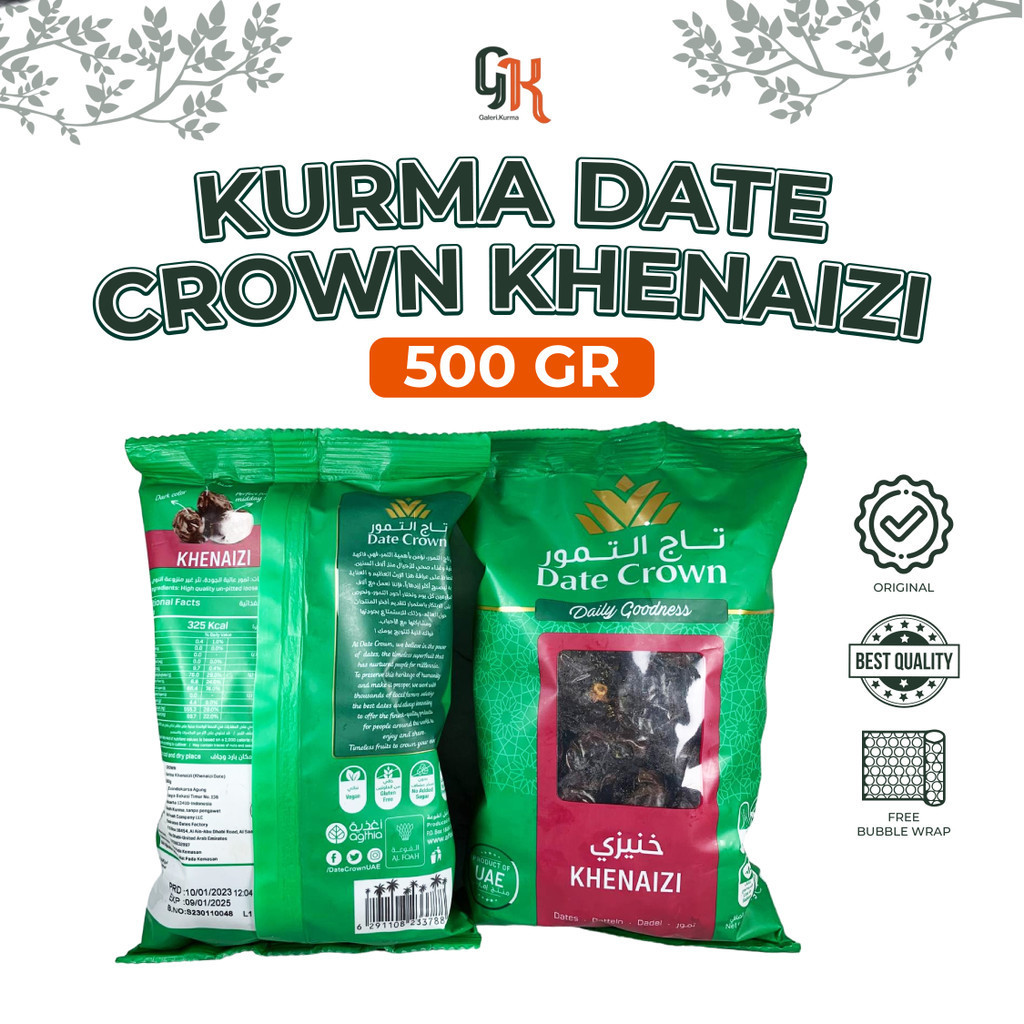 

KURMA KHENAIZI 500gr DATE CROWN PREMIUM ORIGINAL