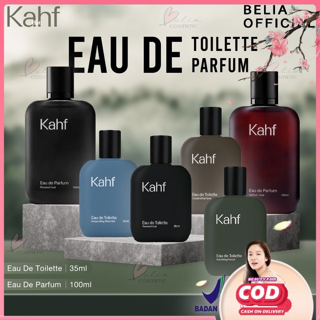 [BF] KAHF EAU DE TOILETTE & EAU DE PARFUM | PARFUM LAKI-LAKI | REVERED OUD | TRUE KAHF EAU DE TOILET