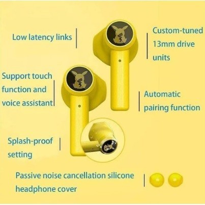 Diskon Headset Razer Pikachu HammerHead X Pokemon Wireless Headset Bluetooth - Razer Pokemon SALE