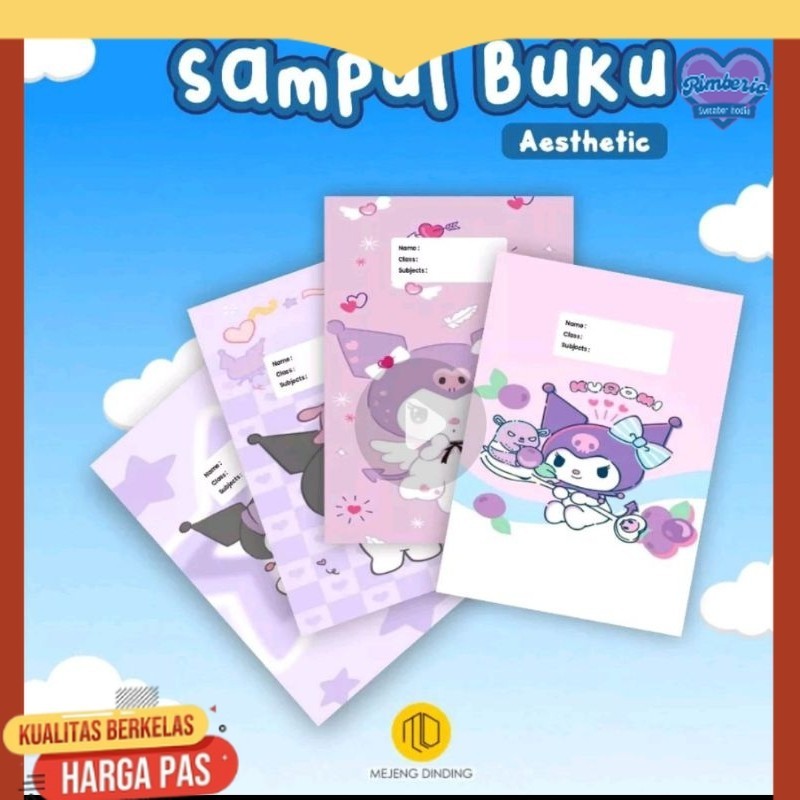 

Sampul Buku Kwarto karakter Sanrio isi 20pcs