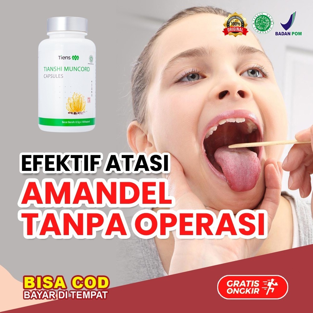 TIENS Solusi Amandel Herbal Anak & Dewasa Tanpa Operasi 100% Ampuh Halal BPOM