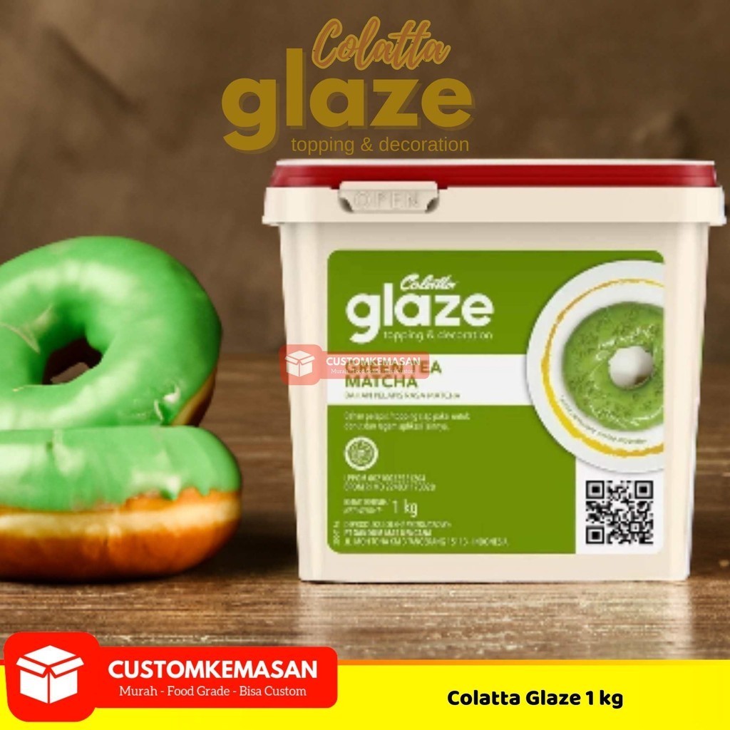 

Colatta Glaze GreenTea / Selai GreenTea 1kg / Selai Roti / Topping Selai Colatta Glaze