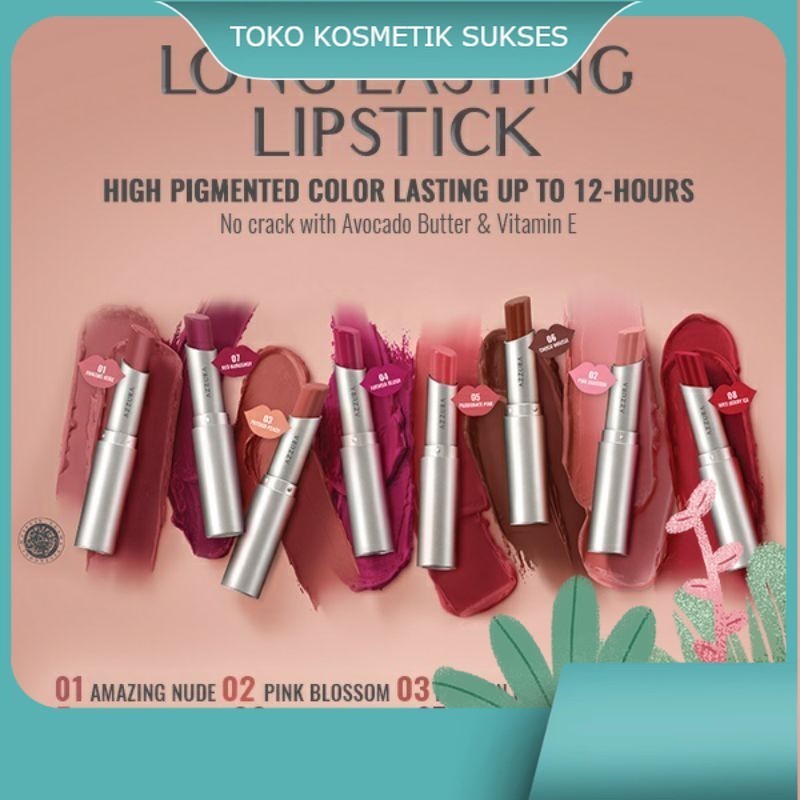 LIPSTIK LONGLASTING AZZURA | lipstik AZZURA