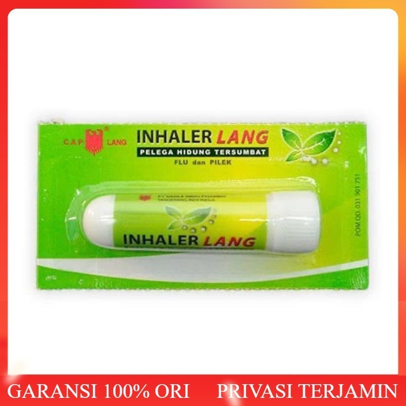 Inhaler Lang / Cap Lang Inhaler - Inhaler Lang, Inhealer, Pelega Hidung Tersumbat