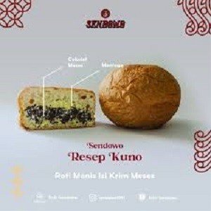 

Sendowo Roti Manis isi Cream meses 200gr Murah enak Roti jadul kuno