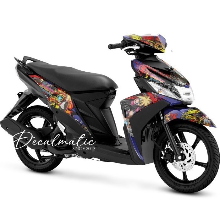 [Decal Anime] Stiker Mio M3 Full Body Decal Mio S Full Body Variasi Motor Mio Z - Mio M3 125 Boruto