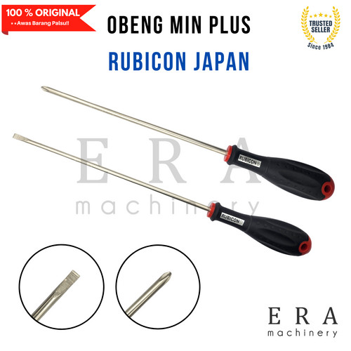 Promo Obeng Min Plus RUBICON Japan Obeng Panjang Mekanik Obeng Teknisi