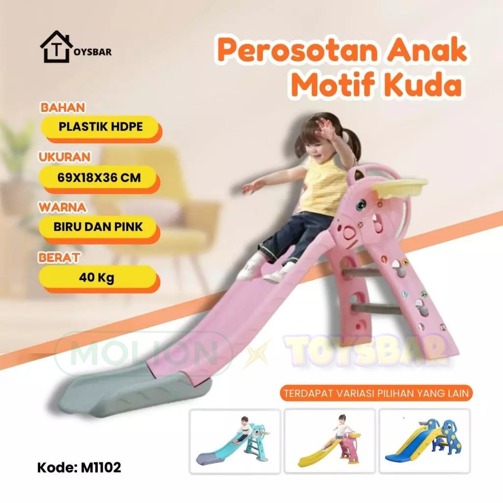AB76YX     Playground Mainan Perosotan Anak Mainan Seluncuran Anak Karakter M1101/M1102  [WAJIB TAMB