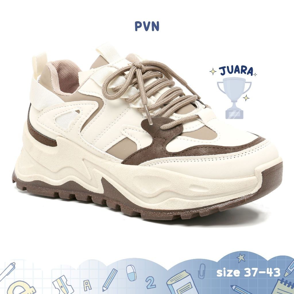 PROMO PVN Jeonghan Sepatu Sneakers Wanita Sport Shoes 605
