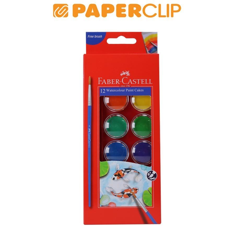 

WATERCOLOR FABER CASTELL CAKES 125038 12C