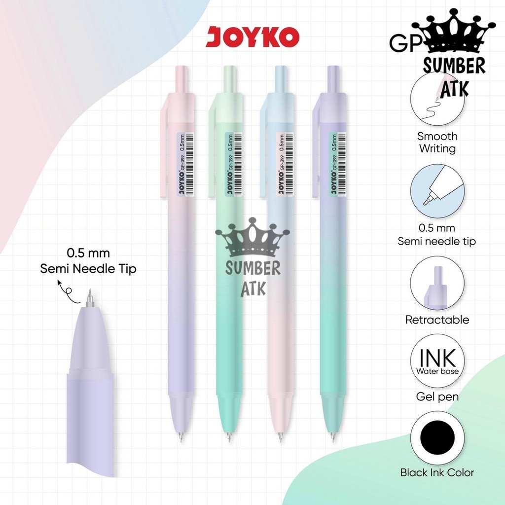 

Gel Pen Pulpen Pena Joyko GP-399 0.5 mm