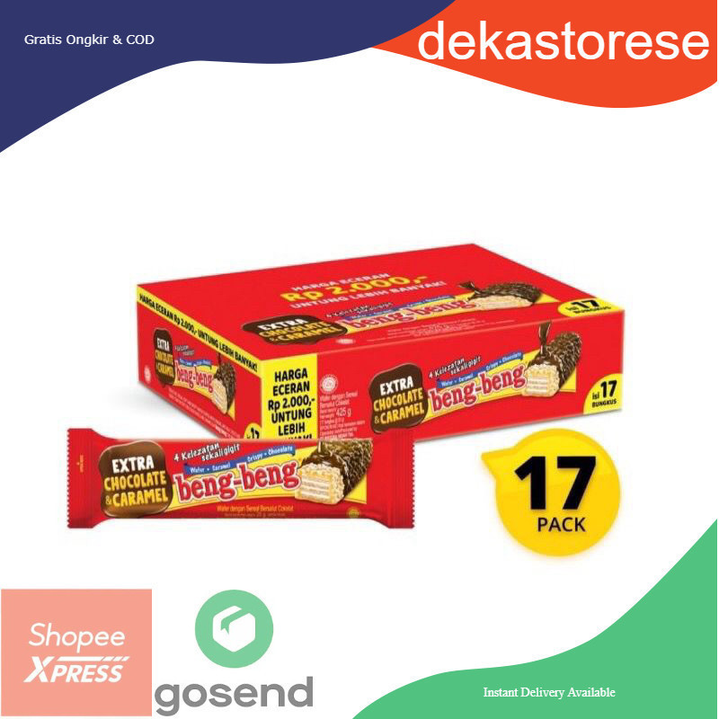 

Beng beng chocolate 1 Box isi 17 pcs