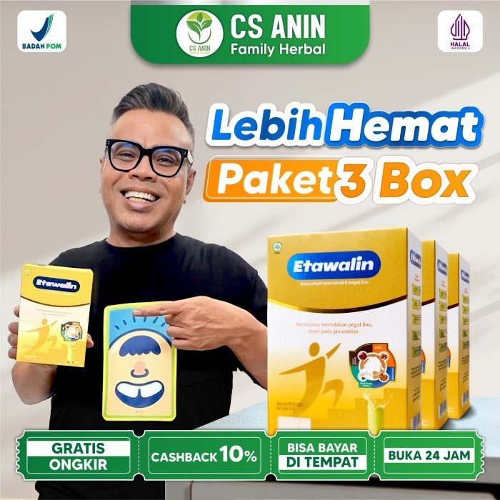 

Etawalin Paket 3 - Solusi Masalah Tulang Nyeri Sendi Rematik Asam Urat