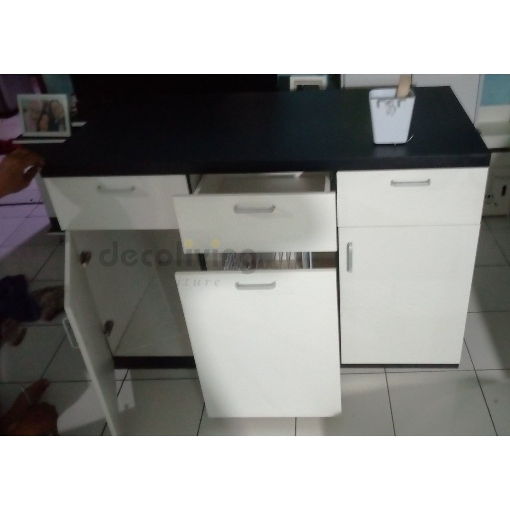 Meja Bar Kitchen Set Minimalis/ Kitchen Set Bawah Portable