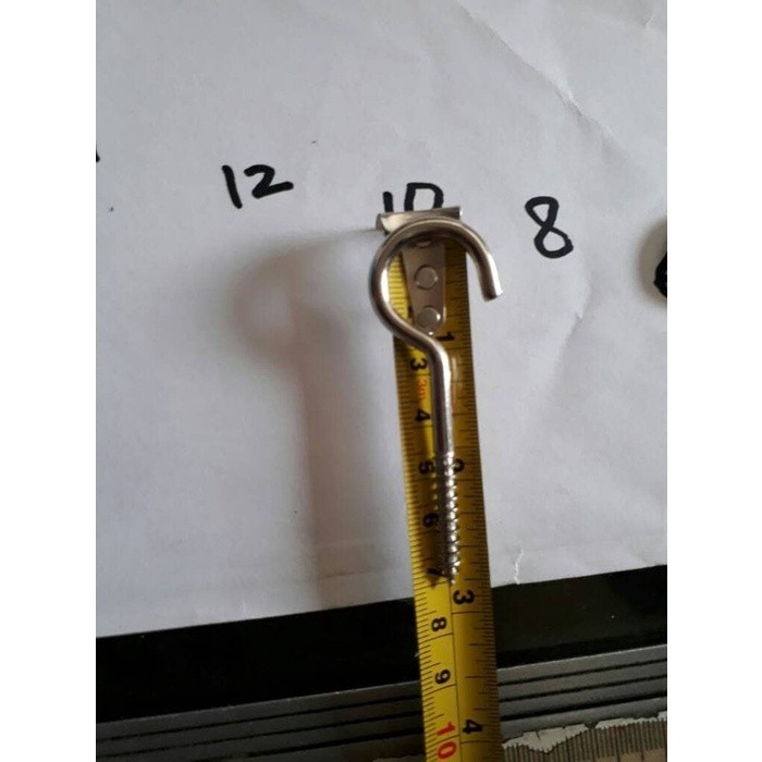 Sekrup tanda tanya/ Cantolan sangkar burung/ Gantungan/ Screw Hook 10