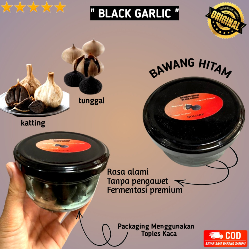 

Bawang Hitam Black Garlic / Bawang Hitam Tunggal Dan Bawang Hitam Kating / N K