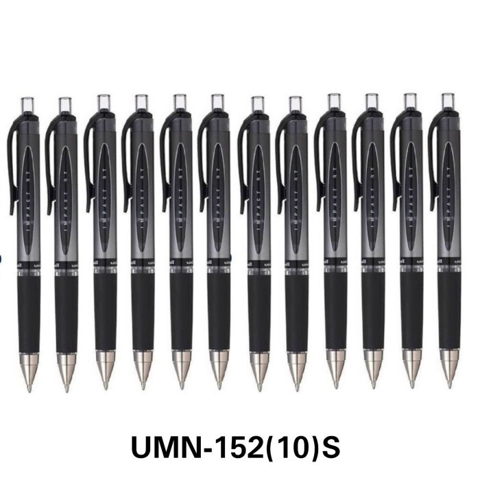 

promo ✨ -PULPEN Tanda tangan ANTI LUNTUR!!! UNIBALL GEL IMPACT 1,0mm BROAD - Hitam