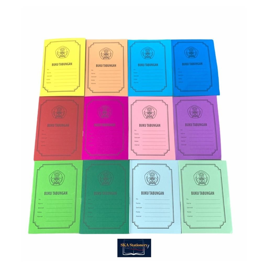 

Buku Tabungan/Buku Keuangan Sekolah Polos Kecil Murah (Pcs)