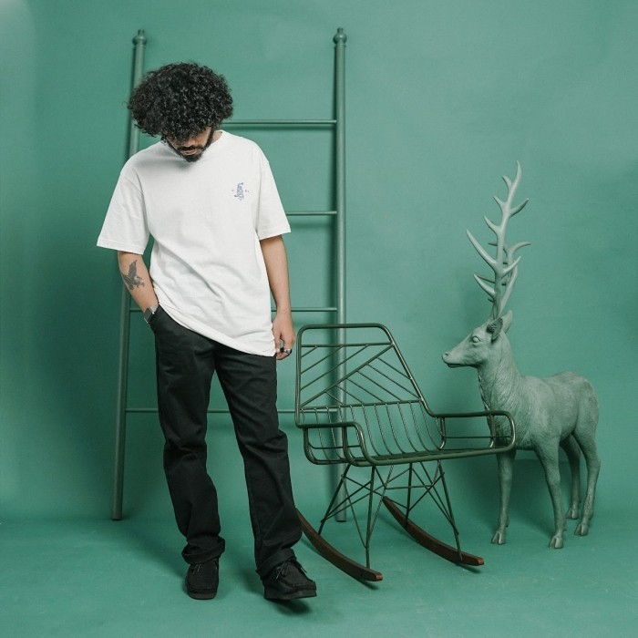 UNKL347 Pants Celana Panjang Bahan Chinos Hitam KAJO