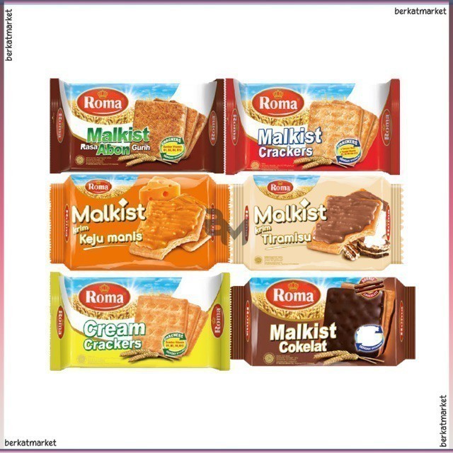 

Roma Malkist Crackers 125gr All Varian